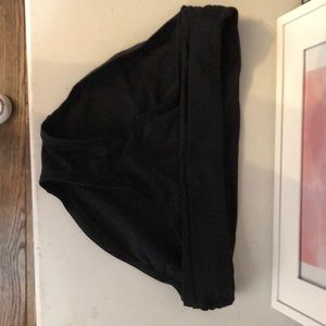 Black bikini bottom
